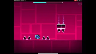 Completing back on track in geometry dash