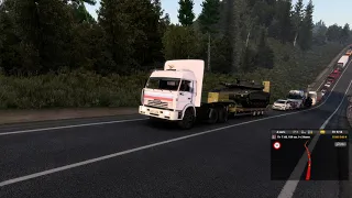 Euro Truck Simulator 2 | 1.40 | Суровая Россия R 15 | Везём Танк Merkava Mark IV |