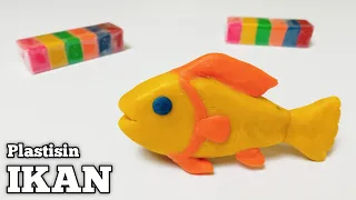 Cara Membuat Patung Ikan Dari Plastisin | Sangat Mudah | Kerajinan Tangan