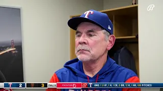 Bruce Bochy Postgame: Rangers 2, Giants 3