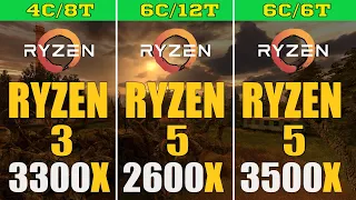 RYZEN 5 2600X vs RYZEN 3 3300X vs RYZEN 5 3500X I RTX 2080 SUPER | PC GAMES TEST |