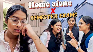 Home Alone x Semester Exams= A Fusion RANT 🥲💀|| #sneholic #college #funvlog