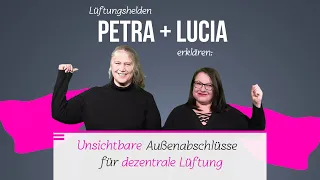 Dezentrale Lüftung immer mit Hauben?! Lüften geht auch dezent dezentral!