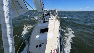 Sea Trial aboard S/V Mahina, a Saga 43