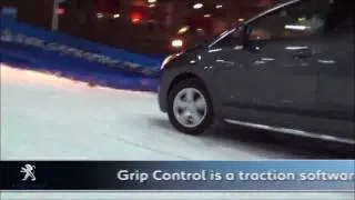 Peugeot 3008 Crossover with Grip Control on a ski slope