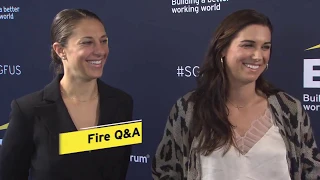 USWNT co-captains Alex Morgan and Carli Lloyd do a rapid fire Q&A