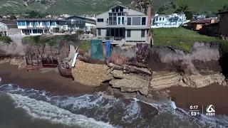 Erosion continues along Pismo Beach coastline after storms