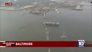 6 people unaccounted for after Baltimore bridge collapse