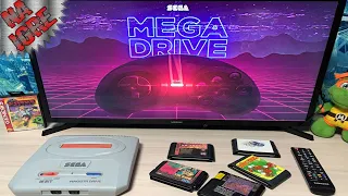 Нашёл Белую СЕГУ 16 бит (SEGA) Magistr Drive - Обзор и Проверка включаем разные Картриджи