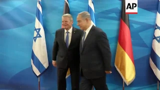 German president meets Israeli PM
