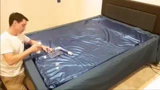 Waterbed Mattress installation from Aquaglow Waterbeds