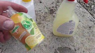 Working cat repellent from vinegar and lemon juice