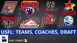 USFL: Who The USFL Teams Are, Coaches, Notable Players & Schedule For United States Football League