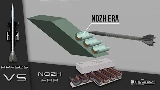 APFSDS VS NOZH ERA | Armour Piercing Simulation