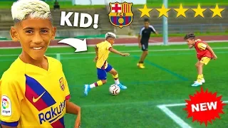 Beat Kid Messi's Football Team = Win $1000
