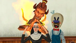 Evil Nun 2 threw away her child and tricked Nazrat funny animation part 144