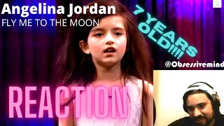 First Time Ever! Listening & Reacting to ANGELINA JORDAN (Fly Me To The Moon) (Singer/ Rapper Reacts