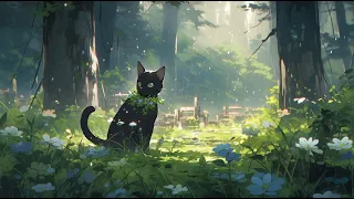 Lofi With My Cat || Drizzle & Cat 🐱 🌧️Chill/Sleep/Healing  [ Lofi Mix - Lofi Songs ]