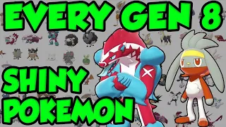 EVERY SHINY GEN 8 POKEMON! All New Pokemon Sword and Shield Shiny Pokemon!