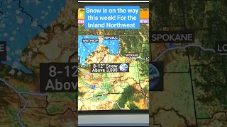 Spokane and North Idaho! Snow is on the way THIS WEEK! Are you ready?