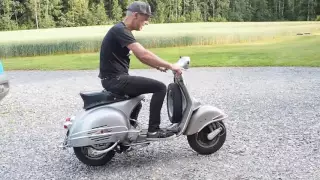 1961 Vespa GS 150 VS5 cold start