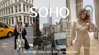 My Mini Soho Guide ✨ Favorite Stores, Photo Spots, Cafes, Bars, and Best NYC Pizza |Winter NYC Guide