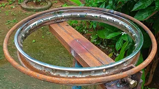 Easy Way To Round Bar Circle Making