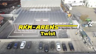 RKM-Arens Anlagenbau GmbH in Twist, Bau der neuen Fertigungshalle