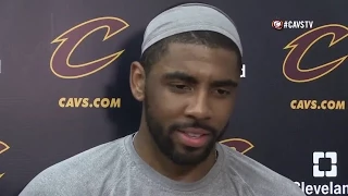 Kyrie Irving stunned when Reporter ask him if LeBron James is Father Figure | NBA