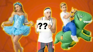RATING My WIFE & SON'S HALLOWEEN OUTFITS! WHO WILL WIN?? | The Royalty Family