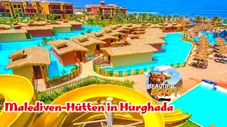 Malediven-Hütten in Hurghada Ägypten Titanic Beach Resort und Titanic Palace