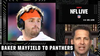 Adam Schefter details Browns trading Baker Mayfield to Carolina Panthers 🚨 | NFL Live