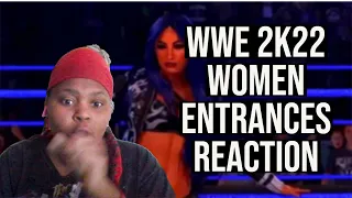 WWE 2K22 Women’s Entrances Reactions Part 1 With Queen La Tv