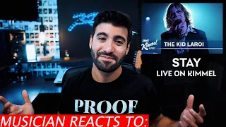 Musician Reacts To The Kid LAROI - Stay (Live on Kimmel)