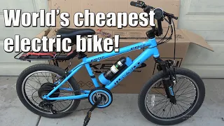 I bought the cheapest electric bike on the internet!