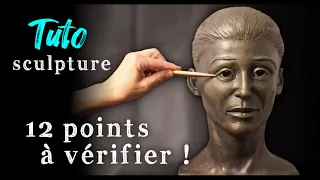 Tutoriel sculpture : 12 points à vérifier sur votre buste en argile