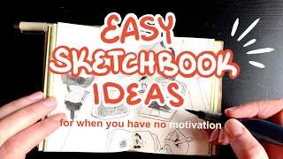 6 sketchbook ideas for when you're feeling uninspired