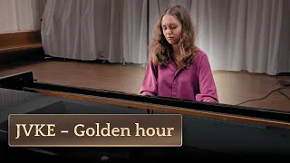 JVKE - Golden hour. Piano Cover. Live perfomance.