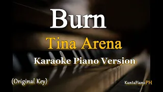 Burn - by Tina Arena (Karaoke Piano Version)