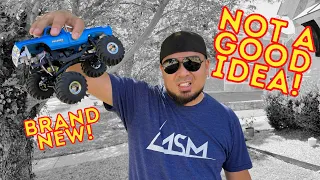 I DESTROYED MY BRAND NEW FMS SMASHER RC CAR