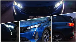 Peugeot 5008 GT 2021 Обзор Системы Ночного Видения, Оптики, Ассистентов ⛽Расход и Управляемость