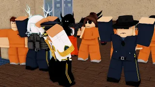 ESCAPED CRIMINALS TAKE OVER POLICE STATION! - ERLC Roblox Liberty County