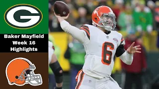 Baker Mayfield Highlights vs Packers | NFL Week 16