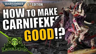 Making Carnifexes GREAT | Warhammer 40k Tyranid Tactics & Review | Datasheet Deep-Dive