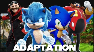Game Sonic VS Movie Sonic - Character Comparison