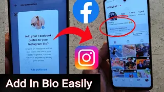 How To Add Facebook Profile in Instagram Bio || How To Show Facebook Profile in Instagram Bio