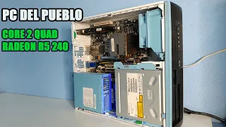 PC GAMER DEL PUEBLO , HP 6000 PRO GAMER R5 240 CORE 2 QUAD Q8300