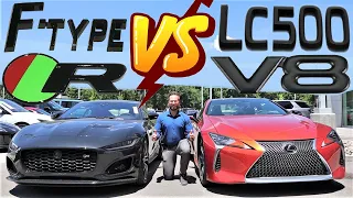 2023 Jaguar F-Type R Vs 2023 Lexus LC 500: Which V8 Sports Coupe Is Best?