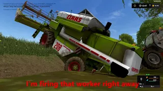 Farming Simulator 17 Timelapse 6 (Polska Krajna) - Getting stuck!