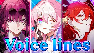 Honkai: Star Rail Voice lines are.... VERY Important :) | ft. Himeko, March 7th, Kafka, Bronya, Welt